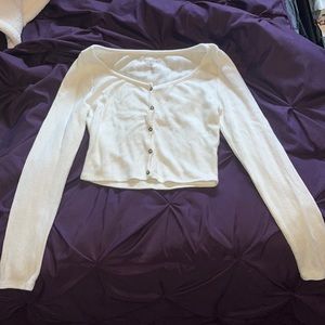 White long sleeve lightweight shirt, NEW